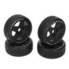 4 PCS 1 8 GT RC Wheels Strong Grip Road Racing Tires Wear Resistant On Road Wheels with 17mm Adapter