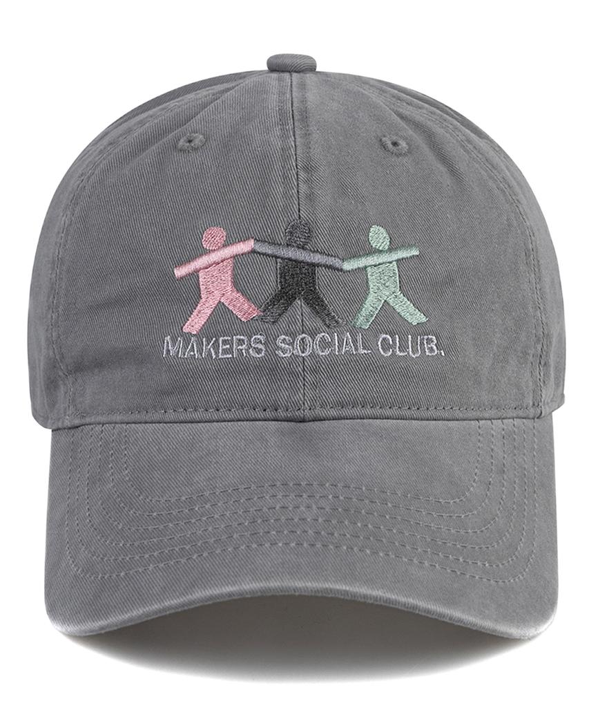 Wig Makers Social Club Cation Ball Cap - Grey
