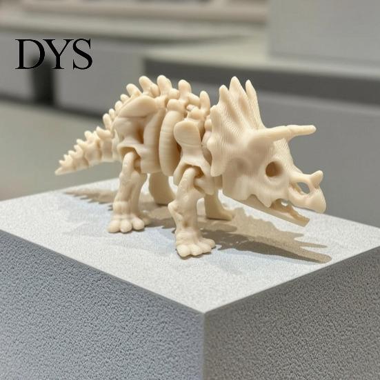 Dinosaur Skeleton Model Figurine 3D Printed Dino Bones Figures Mini Poseable Toy for Sand Dig Science Play Party Favors Puzzle