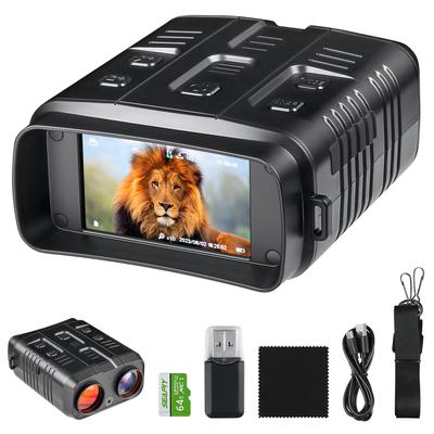 Night Vision 4K Quality Night Vision Goggles Rechargeable Digital Night Vision Night Vision Goggles Binoculars for Adults 10x FHD Screen for Hunting