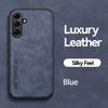 KEYSION Luxury Retro PU Leather Case for Samsung A17 5G Soft Silicone+PC Shockproof Phone Back Cover for Galaxy A17 5G