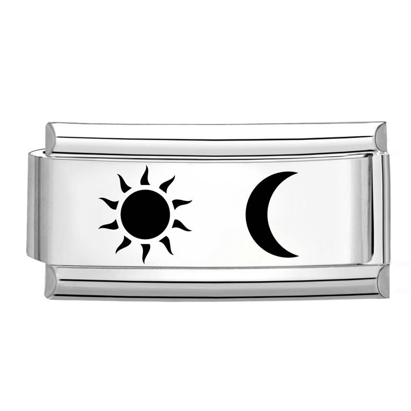 Lasergravur Klavier Herz Stern Flügel NO.7 Lippen Italienische Charm-Glieder Passen 9mm Armband Edelstahl Männer Frauen DIY Herstellung Geschenke