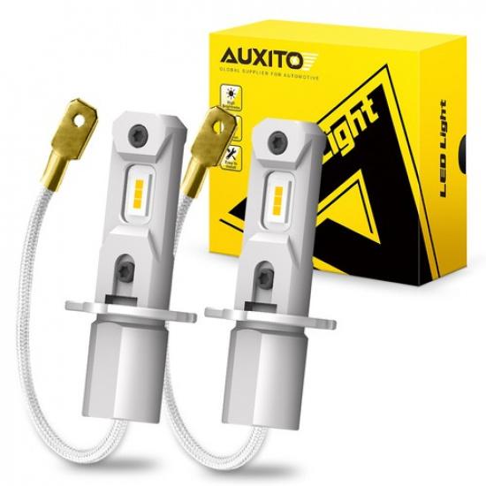 2X AUXITO Yellow H3 LED Fog Light Headlight Bulbs DRL Lamp Conversion Kit 3000K