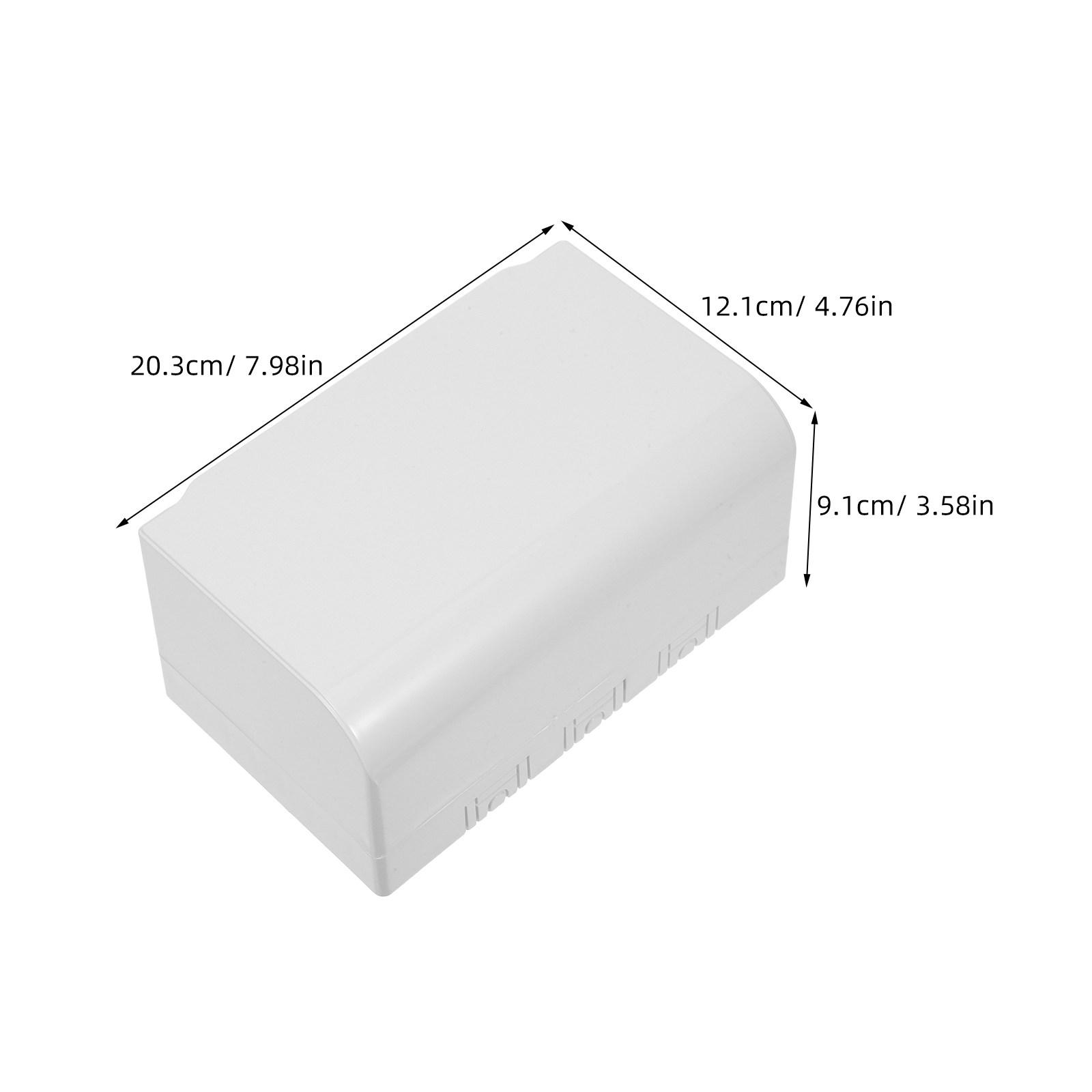 

Waterproof Outdoor Socket Cover Double Position Elevated Design Splash Proof Switch Plug Protector for Exterior Electrical other білий