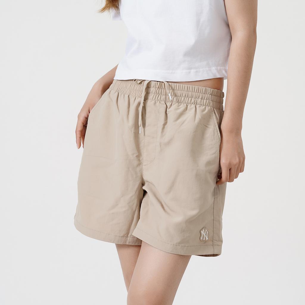 New MLB Casual Shorts Unisex Beige Yellow 3ASMB0223-50BGS