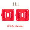 Battery Holder For Milwaukee M&18 18V Lithium Battery Can Be Fixed On The Wall Battery Splice Battery Mount Dock Holder