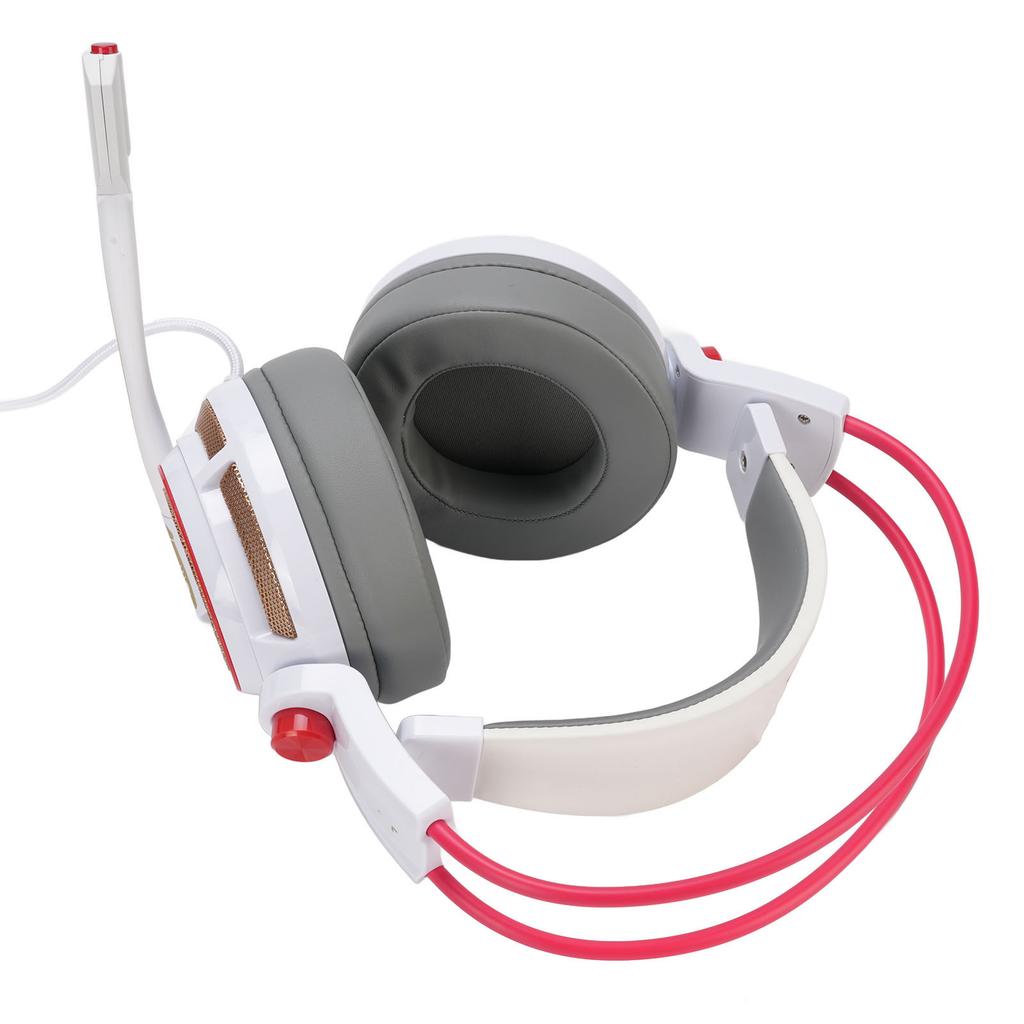 Herní sluchátka 7.1 Surround Sound Vícekanálová Vibrační USB sluchátka LED světlo Sluchátka pro