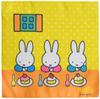 Marushin Set of Antibacterial and Deodorizing Miffy Friends 30 x 30 School Entrance Elementary 5825001800 Handkerchiefs, 3, Absorbent, Quick-Drying,