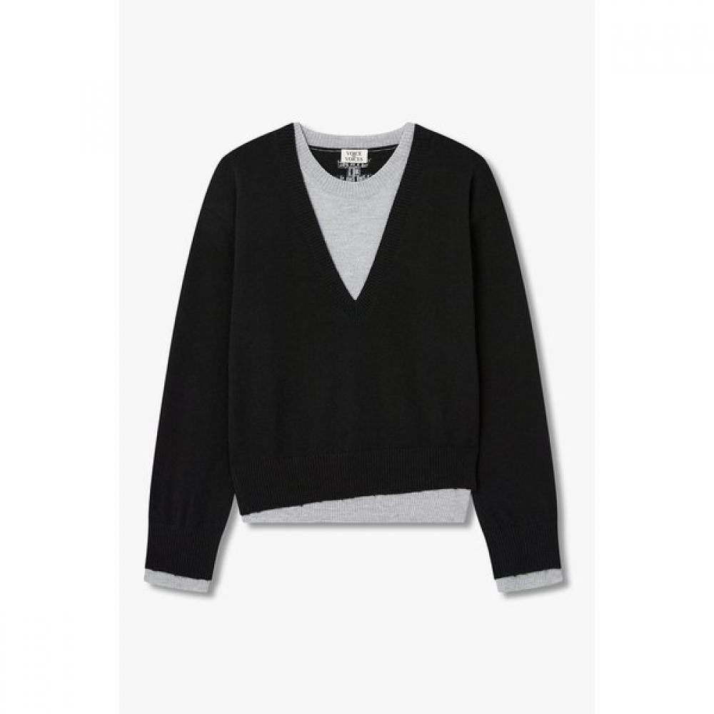

Vov Wool Blend Color Block Pullover 7116150104 mint (34)/FREE