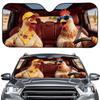Creative Summer Aluminum Foil Car Windshield Sunshade