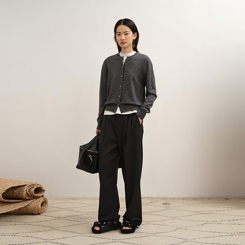 LESS Fall 2025 Casual Straight-Leg Trousers 2P9E17920