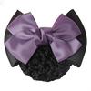 Women Pro Bow Barrette Hair Clip Cover Bowknot Bun Snood Hairnet Hair Accessory
