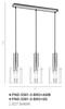 Lampa wisząca Sardo PND-5581-3-BRO+AMB Italux