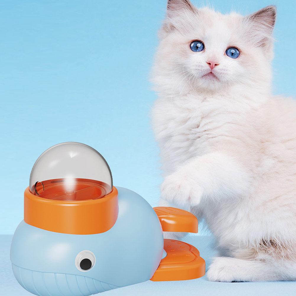 Dog Cat Treats Dispenser Toy Anti-Slip Slow Puzzle Interactive Treat Dispenser Automatic Feeder Toys for Pet Training Supplies