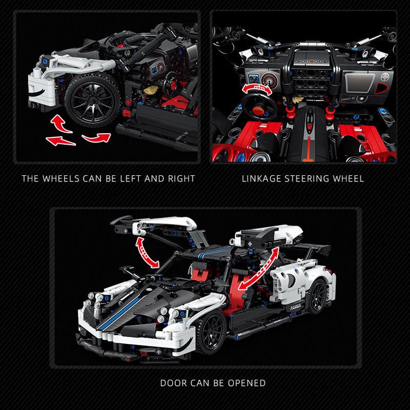 Brand-New First-Class Tech-Styleal Self-Assembly Premium-Quality Sport Car Assembly-Set First-Class Construction-Set First-Class Assembly-Bricks
