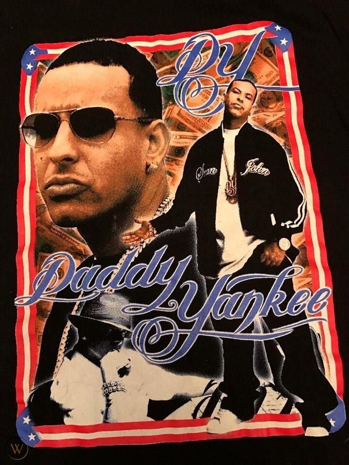 Daddy Yankee Unisex Cotton Black Men S-234XL T-Shirt ZL210 XXXL