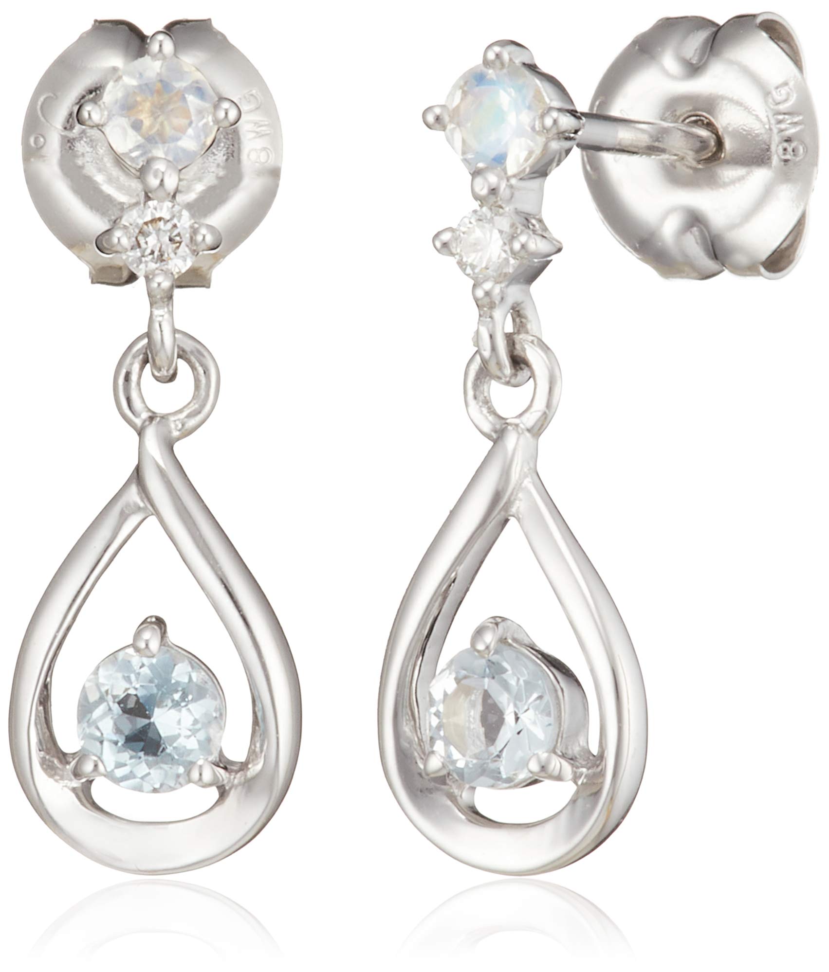 

Сережки з білого золота 18 каратів [Море Йондо] 4℃ 11191-115-3201-00-00 Жіночі