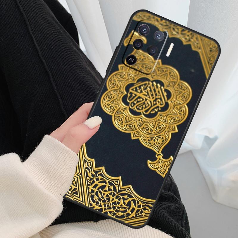 Muslim Ikhlas Islamic Holy Quran Case For Oppo A96 A76 A16 A60 A98 A58 A78 A18 A38 A80 A40 A77 A57 A17 A74 A54 A94 A15 A5 Pro