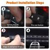 12PCS A/C and Heater Climate Control Button Repair Kit Fit for BMW 5/6/7/X5/X6 Series F07 F10/F06 F12 F13/F01 F02 520 528 530 535 550 640 650 750
