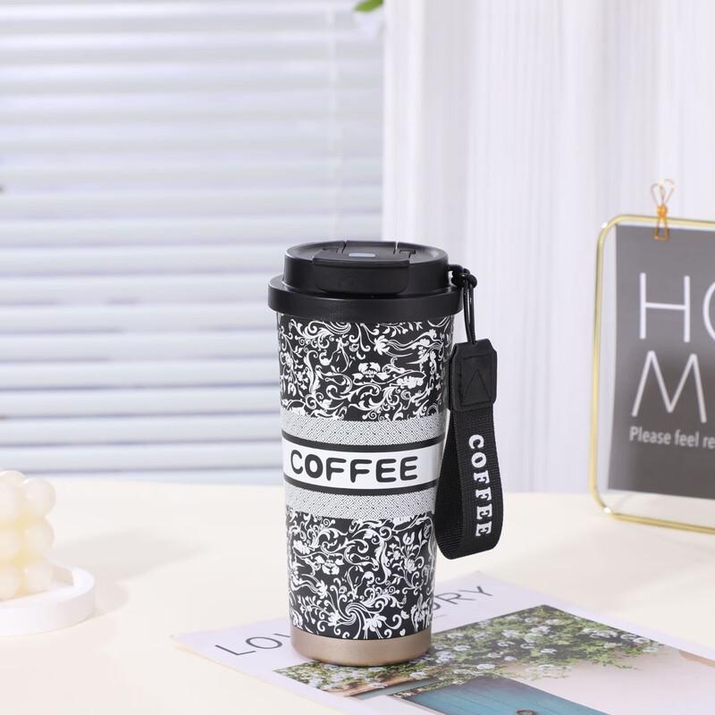 Lily of the Valley 316 Stainless Steel Thermos with Strap