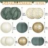 12Pcs Paper Lanterns Round Ball for Home Decor Bridal Shower Party