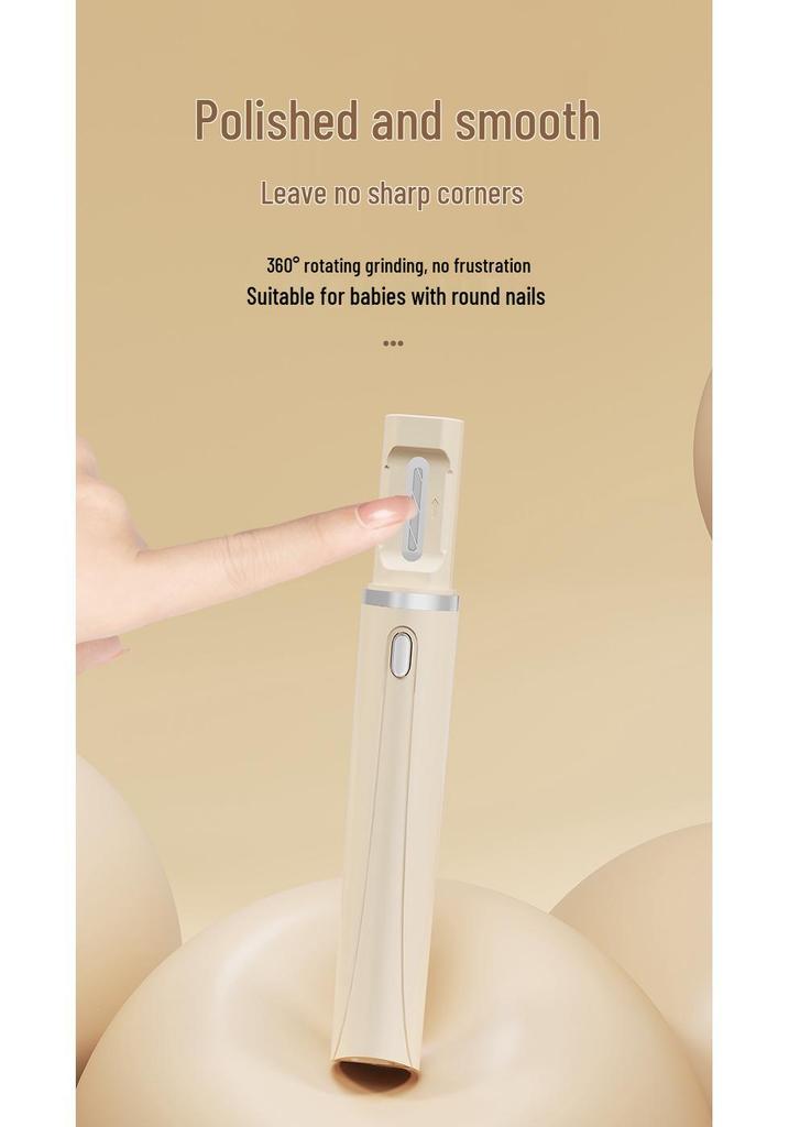 Silent Electric Nail Clippers with Long-Lasting Battery, Small & Portable Manicure Set for Home Use