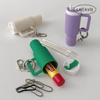 Mini Tumbler Keychain Lipstick Lip Balm Case Storage Keyring
