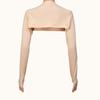 Elastic Modal Cotton Jersey Full Neck Sleeve Woman Muslim Long Arm Cover Shrug Shoulder Oversleeve Suncreen Wear Sleeves