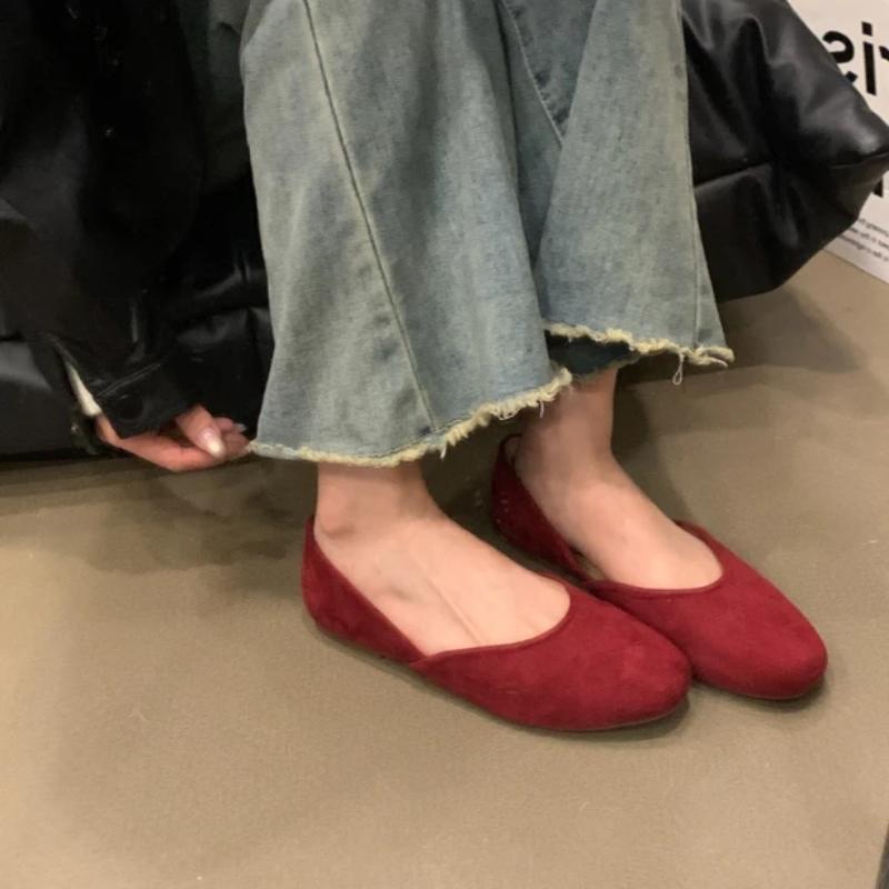 Bailamos Damen Square Toe Vintage Flats Weiche Loafer Bequeme Leder Ballerinas für Damen Kleiderschuhe Mujer Damenschuhe