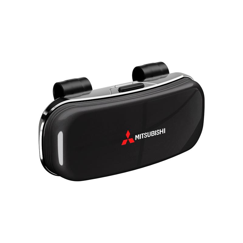 Bilsolskydd Glasögonfodral Låda Solglasögonförvaring Klämma För Mitsubishi Xforce ASX L200 Eclipse Cross Outlander Pajero Xpander EK