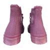 Converse 1970s Cowhide Fleece Warm Snow Shoes High Top Espadrilles Women's Purple