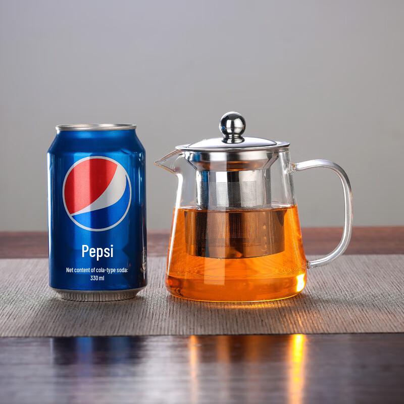 Changbaosen Heat-Resistant Glass Teapot with Stainless Steel Filter