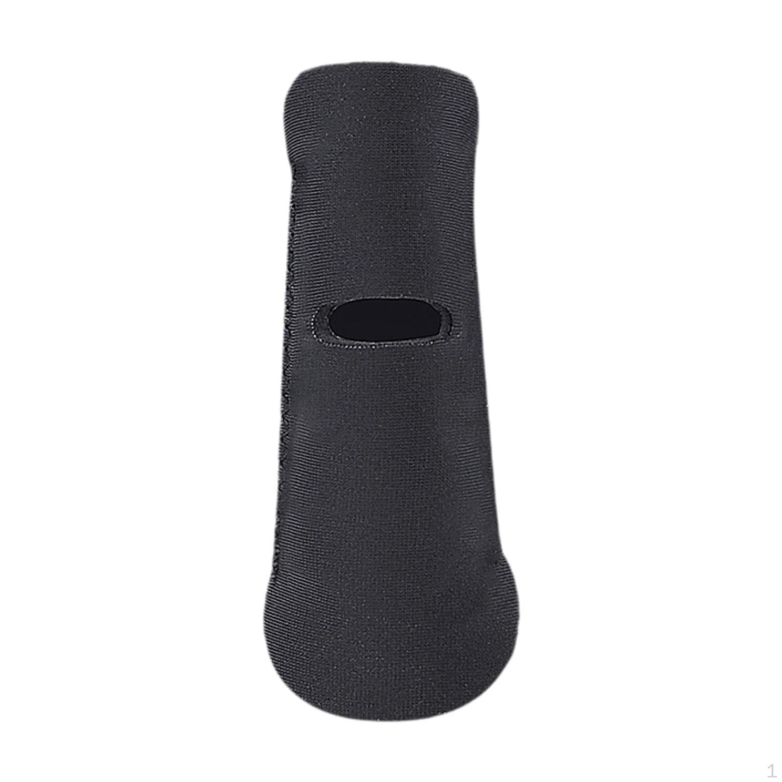 

Comfortable, Removable, Lightweight Nylon Finger Support Brace for Arthritis And Sports. L_Black