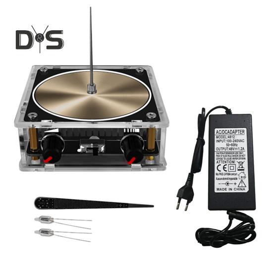 

Музика, сумісна з Bluetooth, сенсорна штучна блискавка, іскровий проміжок, дуговий генератор, бездротова передача, експериментальна модель, наукове навчання. EU золотистий