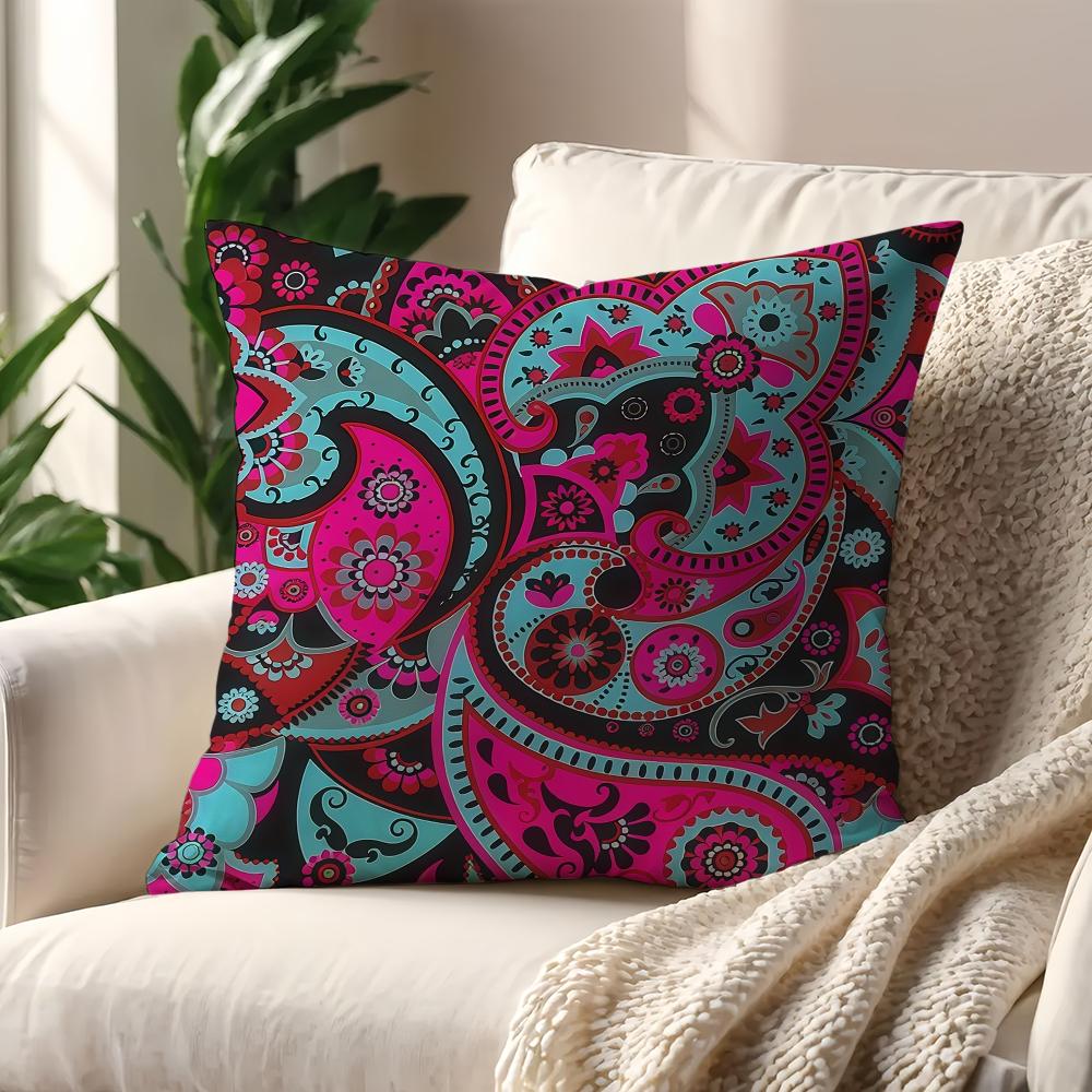 Art P-Paisley Vinyl cushion cover Decoration Room Shop Car Best Home Office Coffee Pillow Sofa Printing Nordic Simplicity Hit