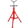 V Head Pipe Stand Adjustable Height 28-52 Inch 4500lbs/2 Tons Pipe Jack Stands Folding Portable High Folding Pipe Stand with V Head Fold A Trailer