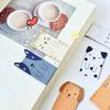 4pcs Creative Cat and Dog Bookmarks with Magnetic Suction, Animal Page Markers, Convenient for Marking Pages, Magnetic Page Clips
