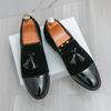 Men Shoes Casual Fashionable Loafers Black and Brown One-foot Light Comfortable and High-end Banquet and Social Shoes Size 38-46