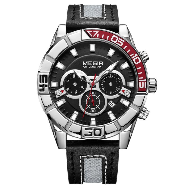 Watch Men S, Waterproof Chronograph Calendar Large Dial Men S Watch Quartz Watch 2066