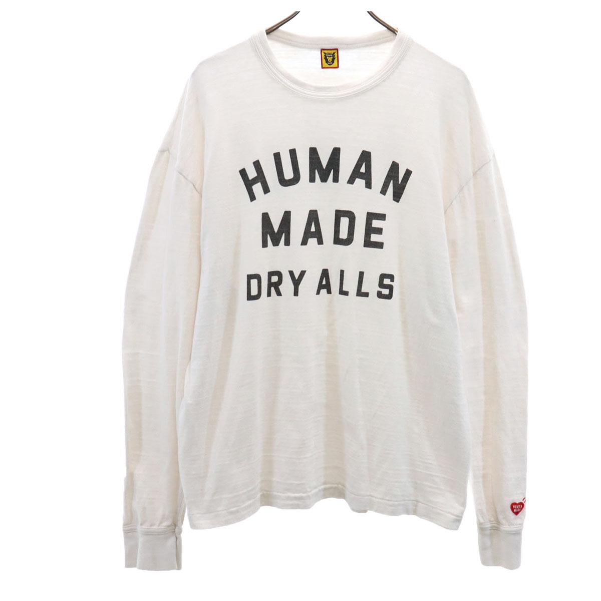 

HUMAN MADE made in Japan Long sleeve T-shirt 2XL Ivory Ron T Men s Used