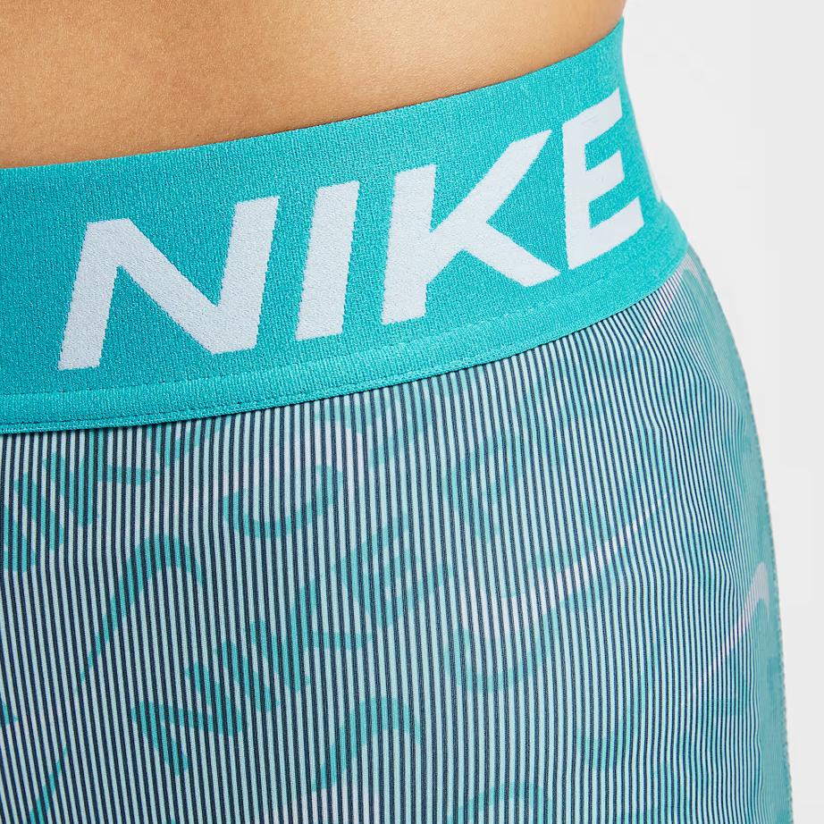 Nike Pro Cómodo Moda Versátil Suave Pantalón de Ciclismo Parte Inferior para Mujer Azul HM6094-345