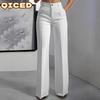 Women's Fashion Casual Solid Color Print Pants & Capris