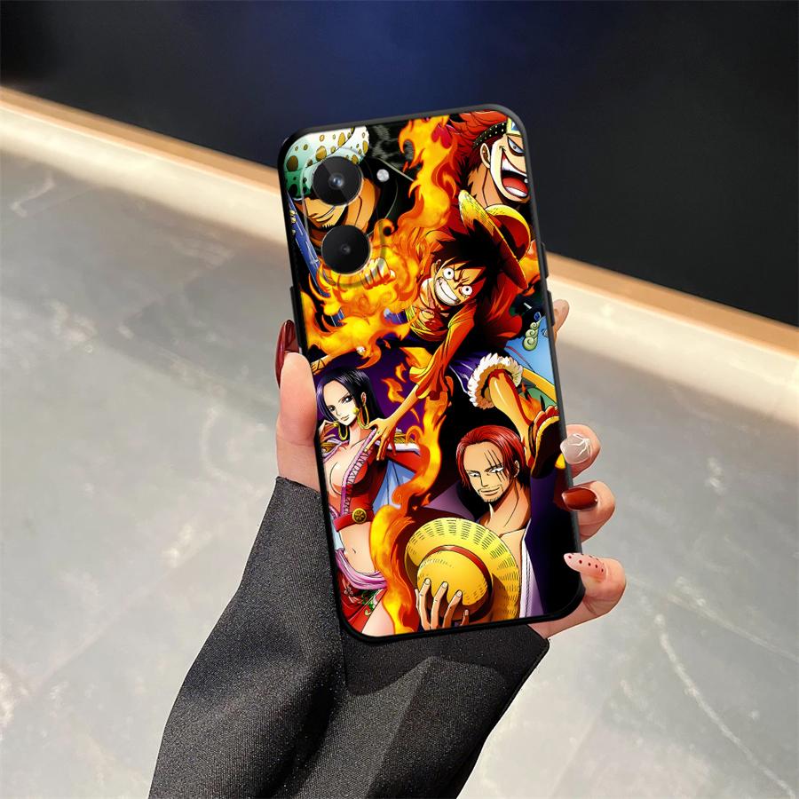Cool Luffy ACE Case for Realme C15 C12 C21 P3 Ultra 11 Pro Nazro 50 50i C25 12 14 GT Master Neo2 C33 C35 C53 C55 Phone Cover
