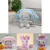 Adorable 25cm Sanrio Melody Plush Toy Kuromi Pendant Cartoon Girl Gift