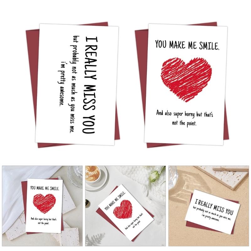 Vtipný text Narozeninová přáníčka Elegantní obálka Karta s texturou kartonu Vhodné pro večírky a oslavy