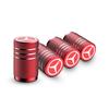 CRU1 4pcs Car Wheel Tire Valve Caps Covers Laser Wheel Tire Stem Valve Caps for Mercedes benz W203 W204 AMG CLA Interior Mouldings