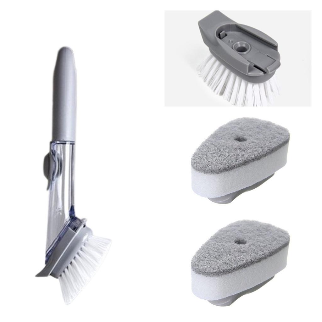 

Кухонная Чистка Длинная Ручка Щетка Губка для Мытья Посуды Щетка Аксессуары для Посуды Set