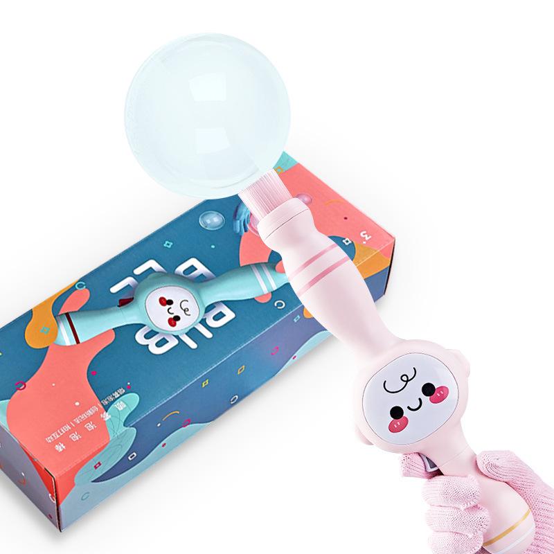 Animated Elastic Bubble Stick: Vibrant Electric Bubble Blower for Kids' Birthday and Parent-Child Fun.