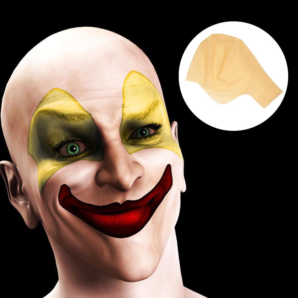 Latex Glatzenkappen Kopfperückenkappe Dicke Glatze Cosplay Hut Verkleidung Make-up Kostüm für Kinder Erwachsene