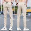 2024 Spring/Summer New Ice Silk Casual Pants Thin Loose Straight Pants Sports Pants Men
